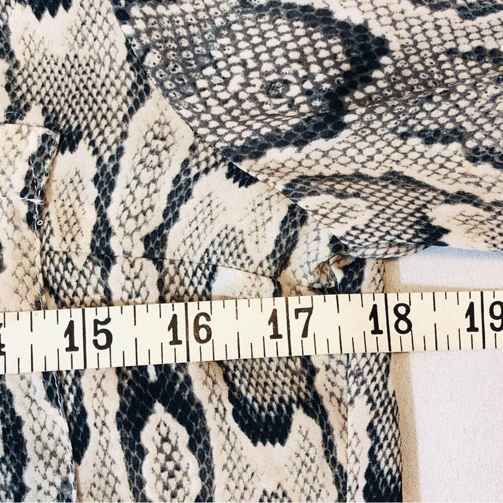 Express Signature Portofino Button Front Blouse S… - image 7